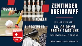 Banner ZENTINGER DREIKAMPF 2025 – DIE LEGENDE LEBT!