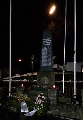 Banner Volkstrauertag Ranfels