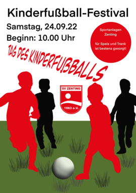Banner Kinderfußball-Festival am Tag des Kinderfußballs