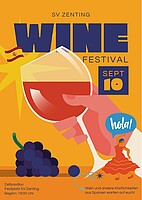 Logo Weinfest des SV Zenting