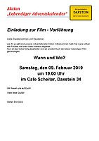 Logo 1. Lebendiger Adventskalender Daxstein / Film-Vorführung