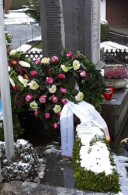 Banner Volkstrauertag Zenting