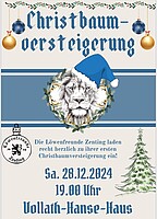 Logo Christbaumversteigerung der Löwenfreunde Zenting