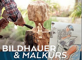 Banner Malkurs - Freies malen