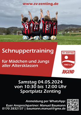 Banner Schnuppertraining