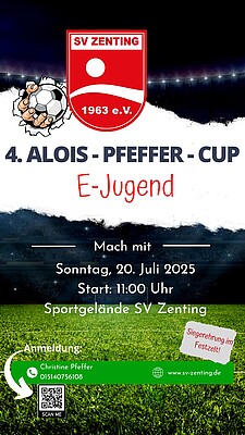 Banner 4. Alois-Pfeffer-Cup der E-Jugend